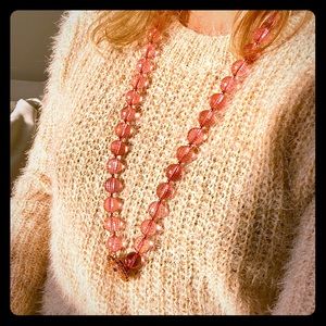 Exquisite Kate Spade Pink Sunfire Necklace